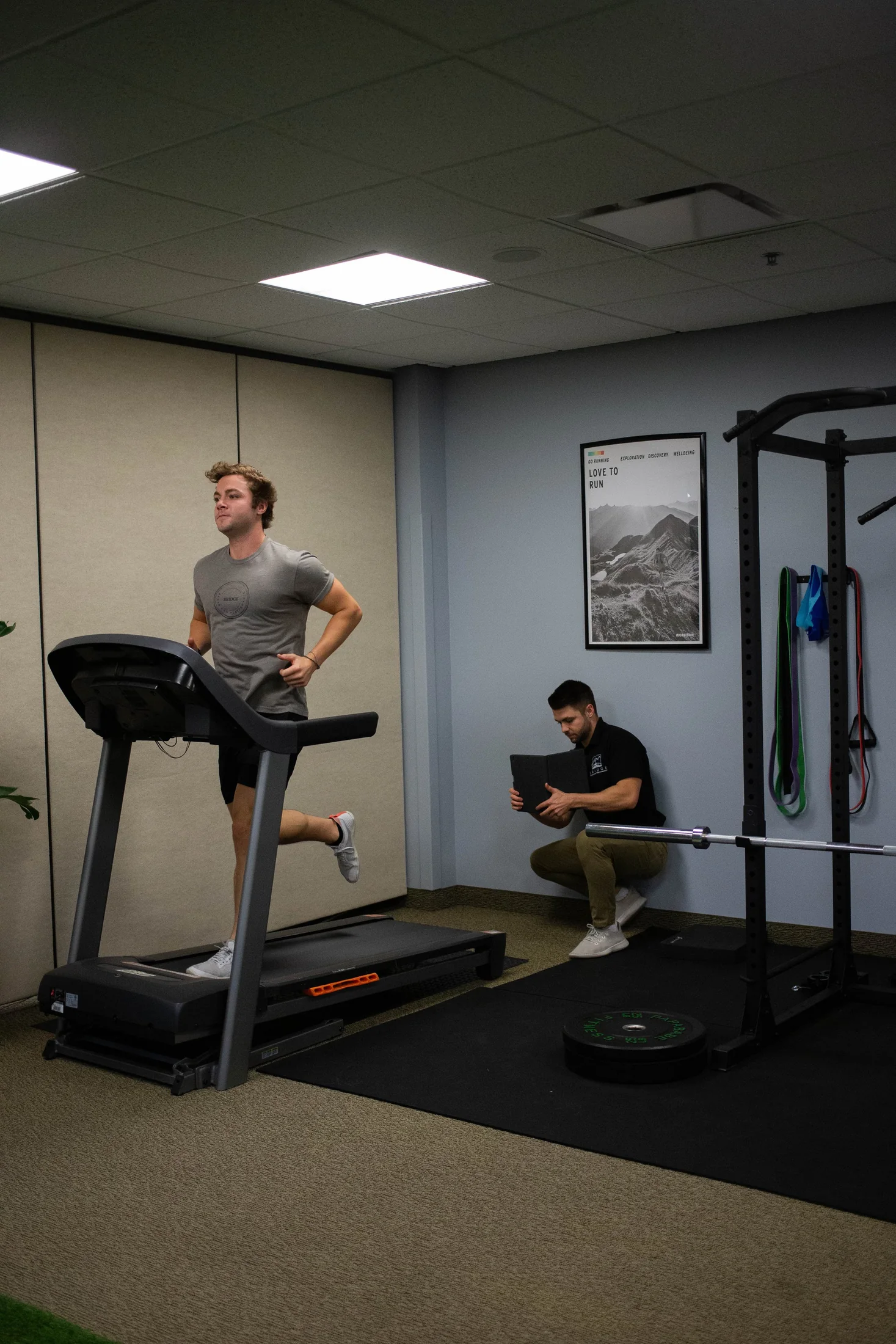 Running analysis session inside Bridge Rehab
